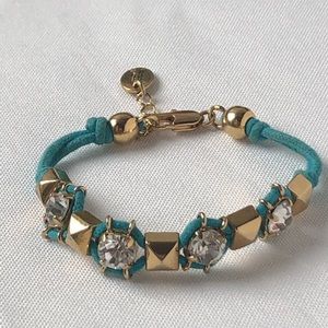 Vintage Juicy Couture turquoise cord bracelet